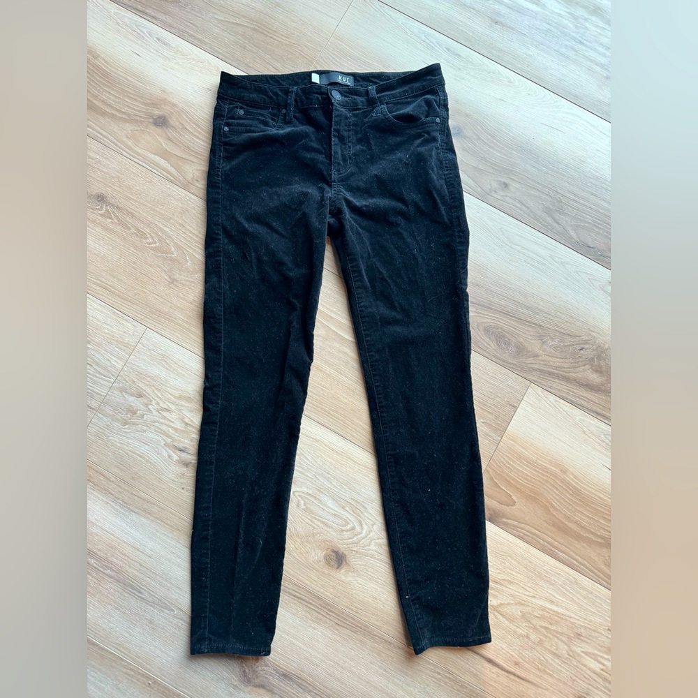 Corduroy black pants size 6 black